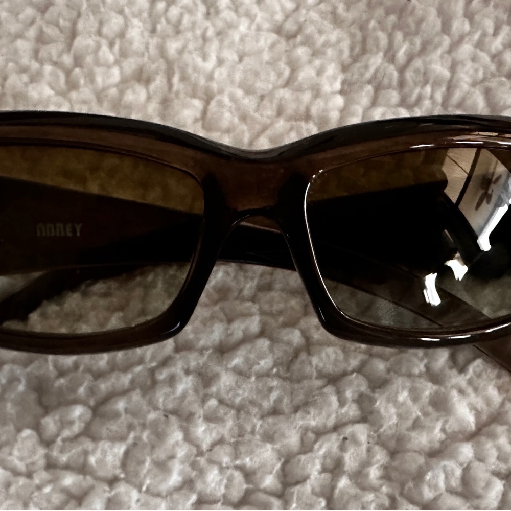 Spy Brown Rectangular Sunglasses - image 5